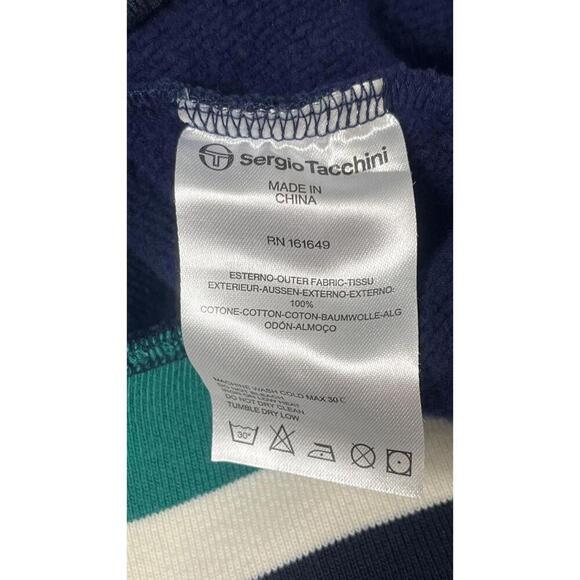 UNION X SERGIO TACCHINI BLUE HOODIE - Picture 8 of 8